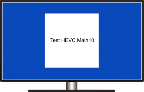 test HEVC main 10